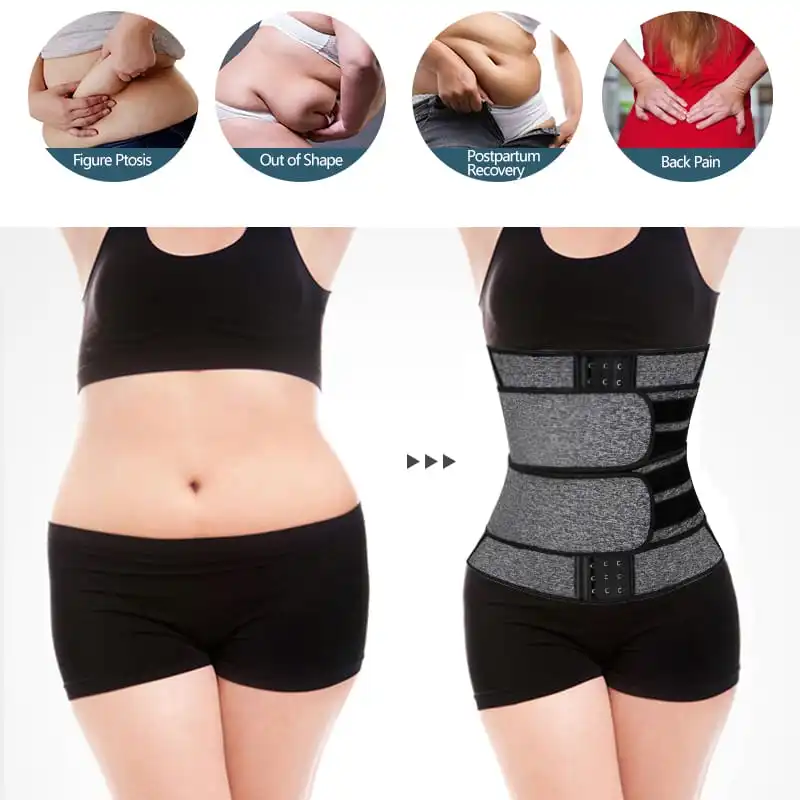Neoprene Sauna Waist Trainer Corset Sweat Belt